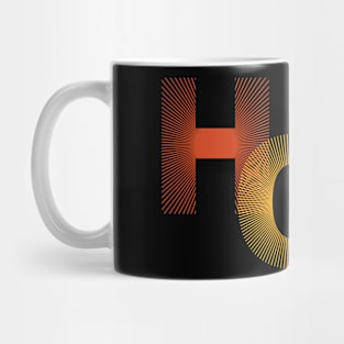 Vibrant Typography HOPE T-Shirt - Embrace Positivity in Style 2 Mug